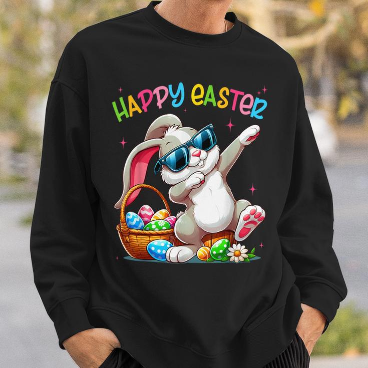 Dabbing Bunny Easter Happy Easter For Boys Girls Adult Sweatshirt Gifts for Him