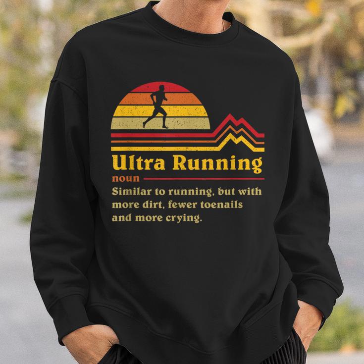 Definition Ultrarunning Ultra Trail Runner Sweatshirt Gifts for Him