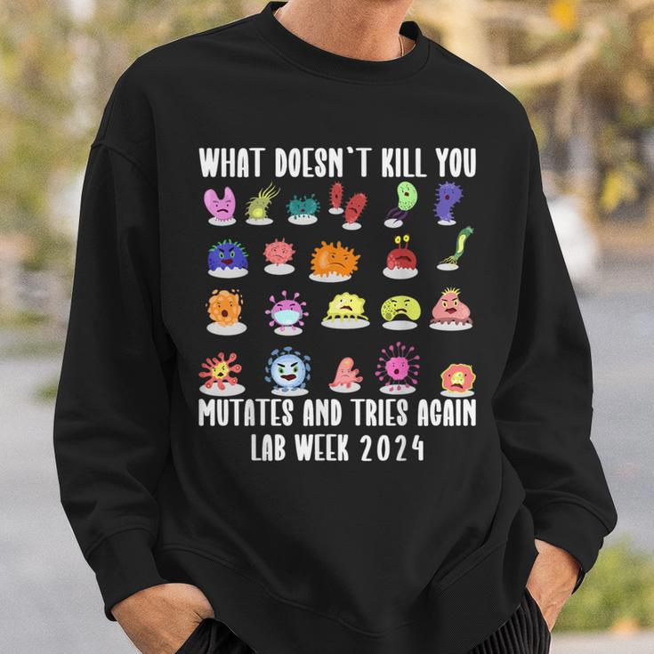 What Doesn't Kill You Mutates Biology Lab Week 2024 Sweatshirt Gifts for Him