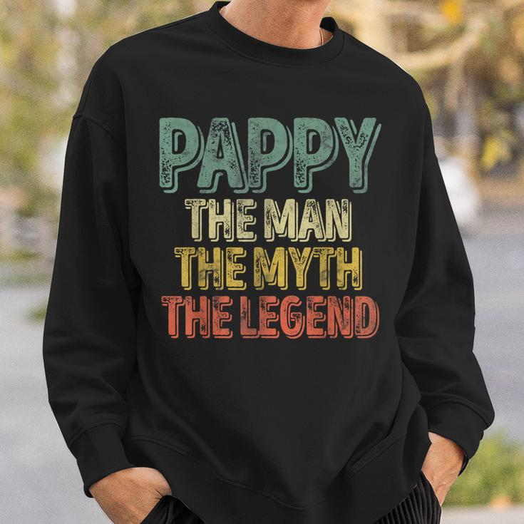 Father's Day Pappy The Man The Myth The Legend Sweatshirt Gifts for Him