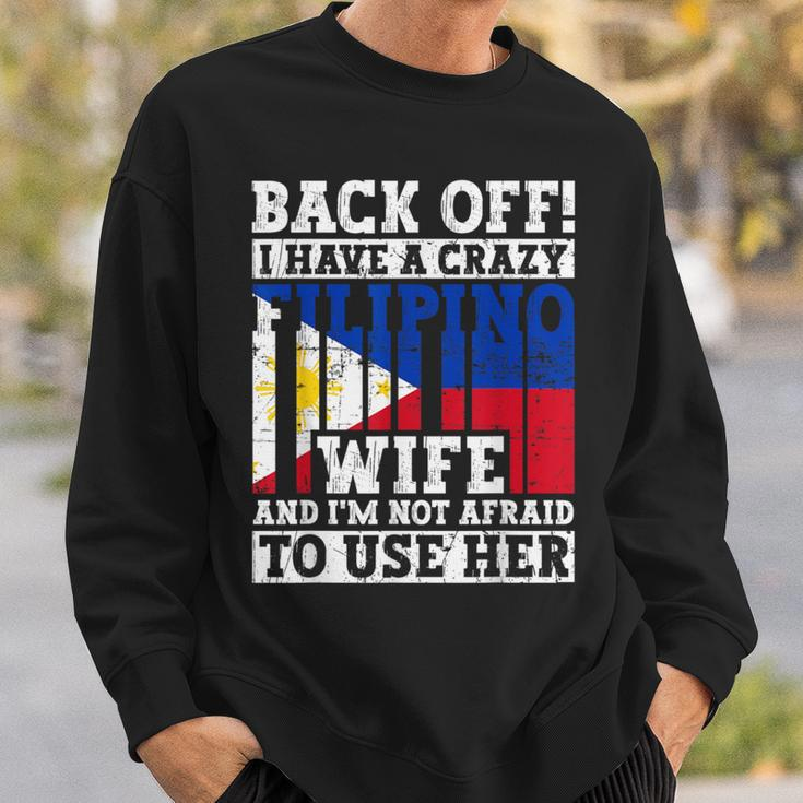 Filipino Husband Philippines Flag Roots Heritage Sweatshirt Gifts for Him