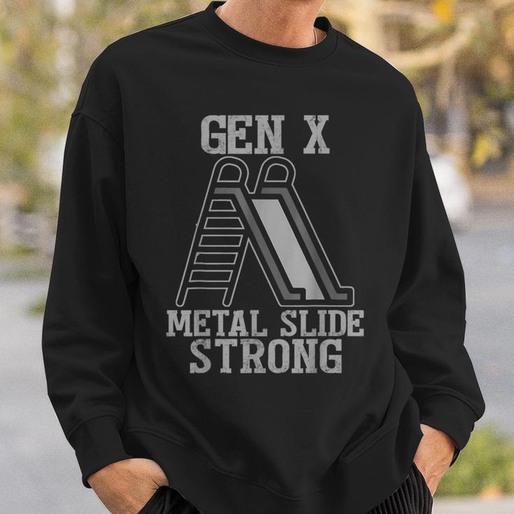 Gen X Generation Gen X Metal Slide Strong Sweatshirt Gifts for Him