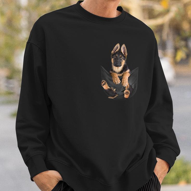 German Shepherd In Your Pocket For Alsatian Lovers Sweatshirt Gifts for Him