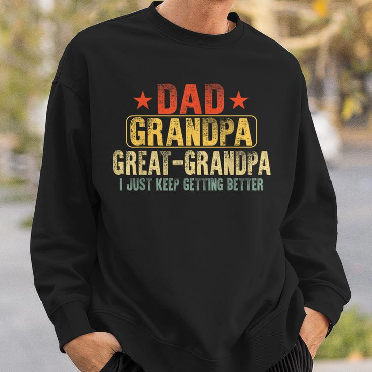 Great Grandpa For Fathers Day Dad Papa Grandpa Sweatshirt Gifts for Him