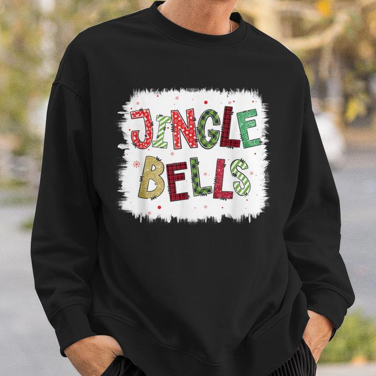 Jingle Bells Christmas Family Pajama Bleach Xmas Sweatshirt Gifts for Him