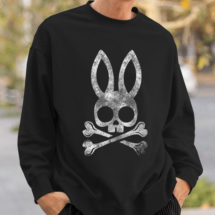 Jolly Roger Bunny Skull Crossbones Egg Hunt Easter Day Sweatshirt Gifts for Him