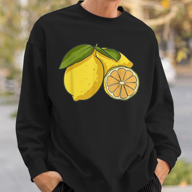 Lemon Citrus Fruit Sweatshirt Geschenke für Ihn