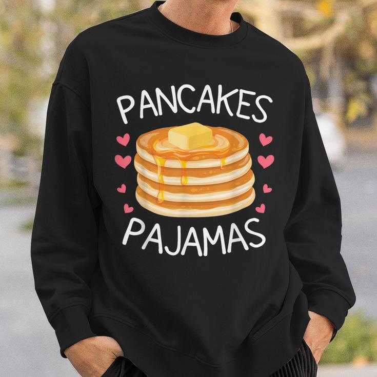 Pancakes Pajamas Cute Kawaii Pancakes Lover Sweatshirt Gifts for Him