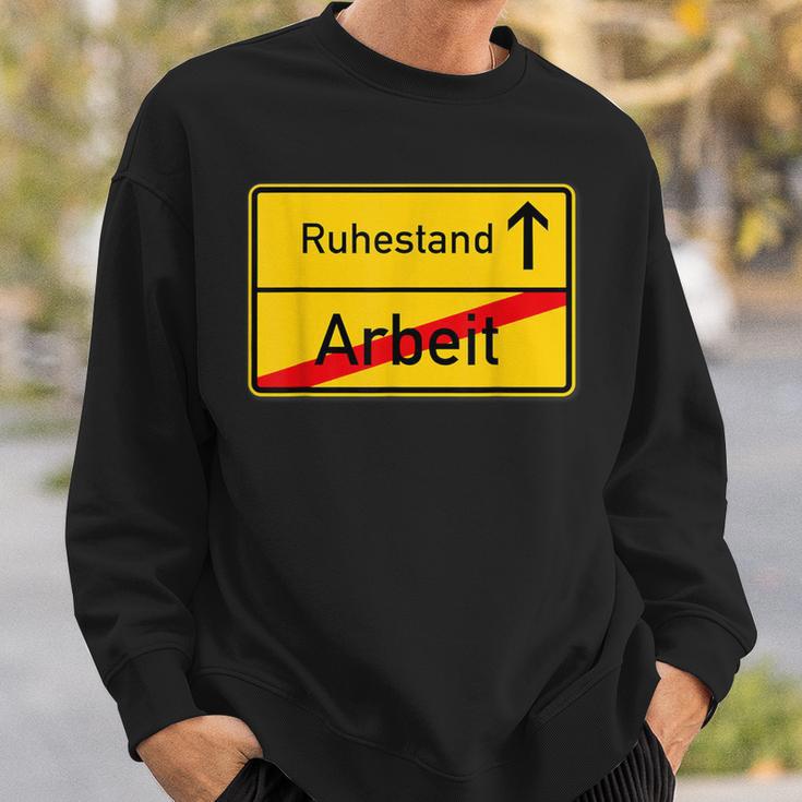 Pensioner Place Sign Retirement After Arbeit Sweatshirt Geschenke für Ihn