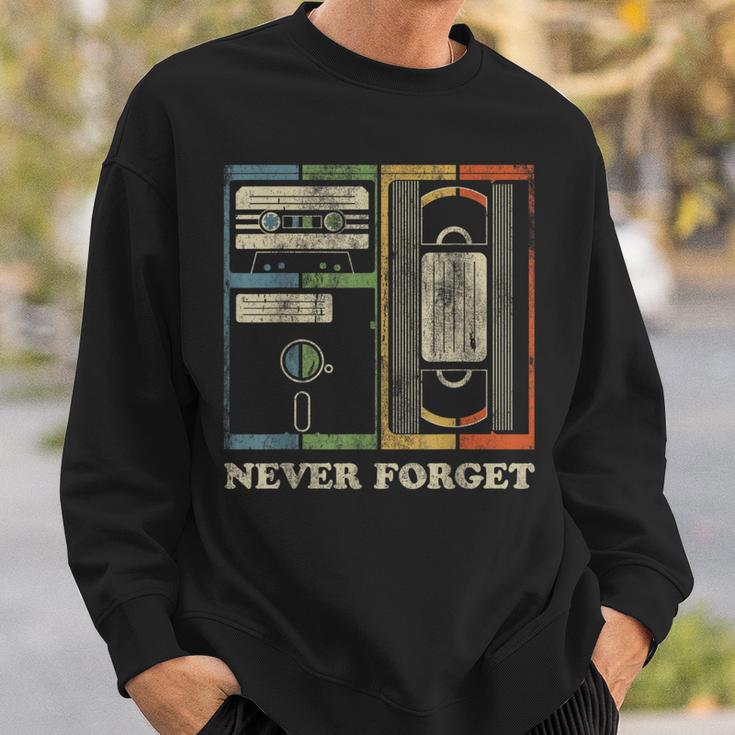 Retro Never Forget 1980S Retro 1990S Retro Sweatshirt Gifts for Him