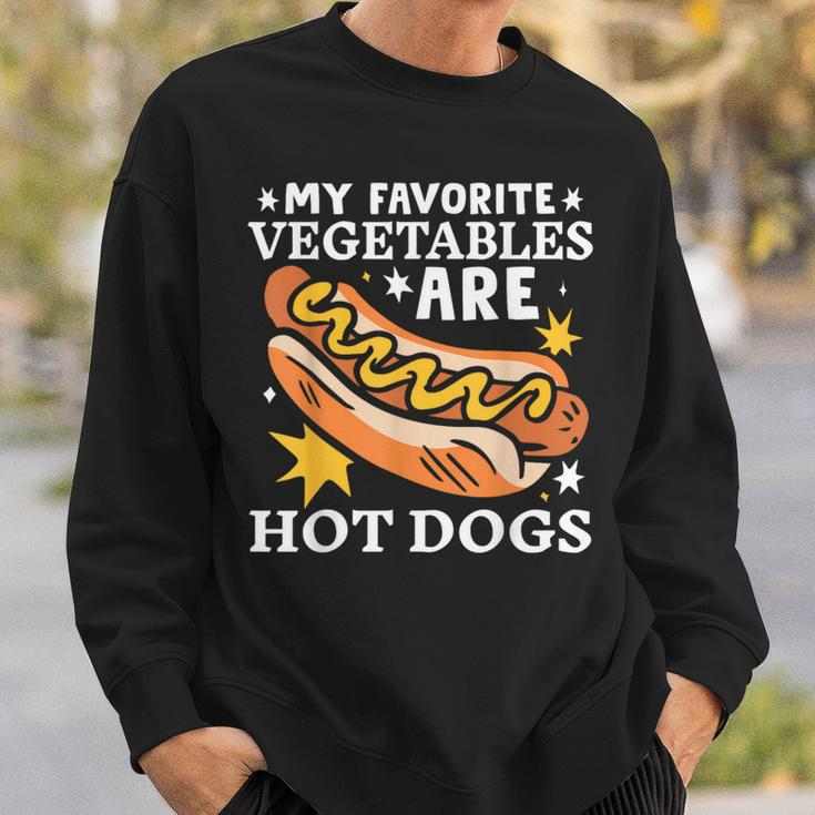Sausage Bbg Hot Dogs Lover Hotdog Sweatshirt Gifts for Him