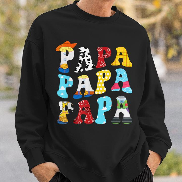 Story Papa Toy Boy Story Dad Fathers Day For Mens Sweatshirt Gifts for Him