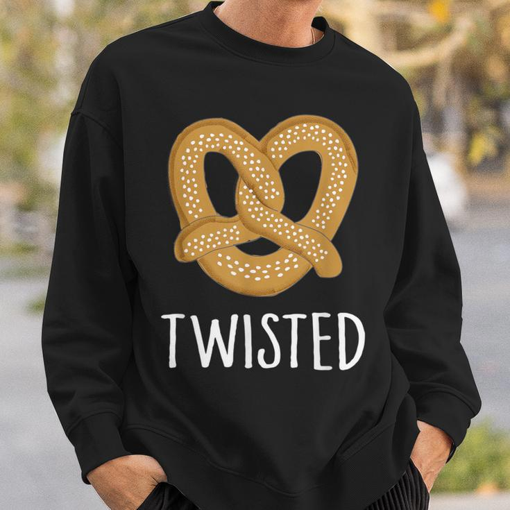 Twisted Pretzel Illustration Graphic Sweatshirt Gifts for Him