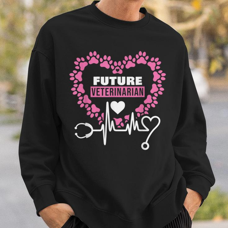 Future Veterinarian Doctor Animals Lover Veterinarians Cute Sweatshirt Gifts for Him