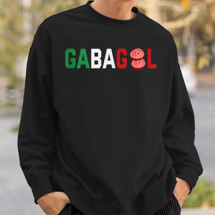 Gabagool Italian Salami Capicola Gabagool Sweatshirt Gifts for Him