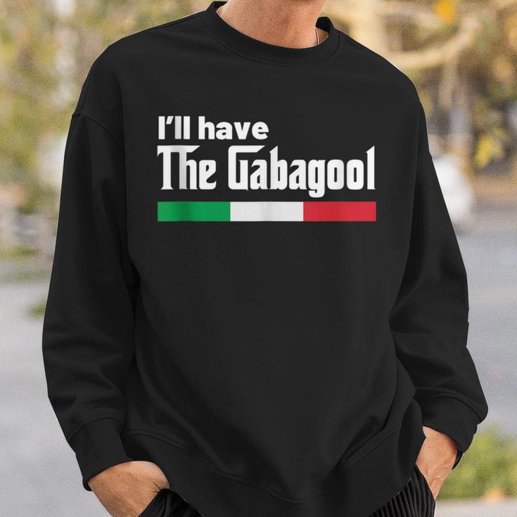 Gabagool Italy For Italians Capicola Nj New Jersey Sweatshirt Gifts for Him