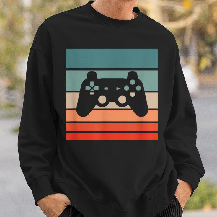 Gaming Controller Retro Style Vintage Sweatshirt Geschenke für Ihn