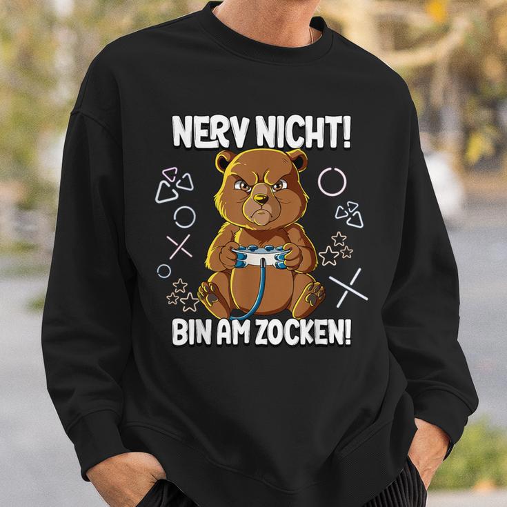 With Gaming Nerv Nicht Bin Am Zocken Sweatshirt Geschenke für Ihn