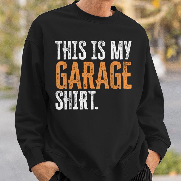 This Is My Garage For Dad Fathers Day Daddy Son Matching Sweatshirt Gifts for Him