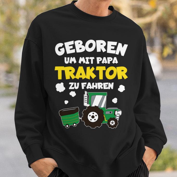 Geboren Um Mit Papa Traktor Zu Fahren Children's Jumper Sweatshirt Geschenke für Ihn