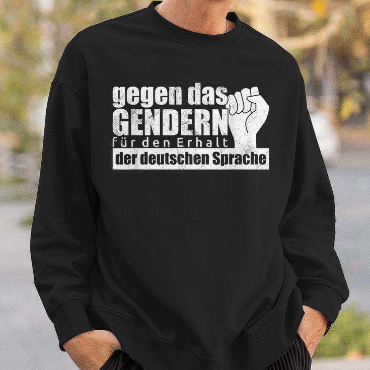 Gendern für den Erhalt der deutschen Sprache Sweatshirt Geschenke für Ihn