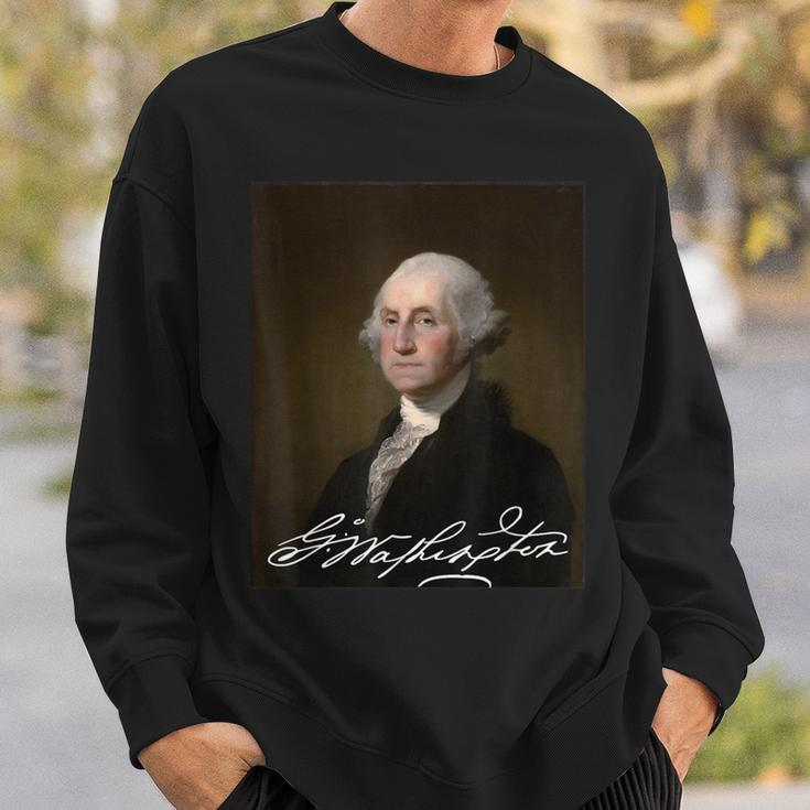 George Washington 1St President Of The United States July 4 Sweatshirt Gifts for Him