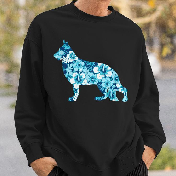 German Shepherd Aloha Hawaiian Dog Sweatshirt Gifts for Him