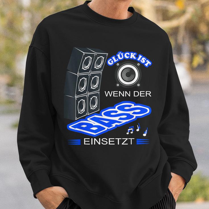 Glück Ist Wenn Der Bass Insert Sweatshirt Geschenke für Ihn