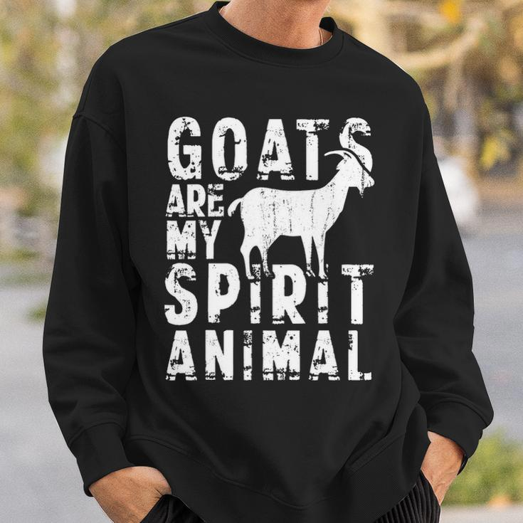 Goat Are My Spirit Animal Lover Sweatshirt Gifts for Him