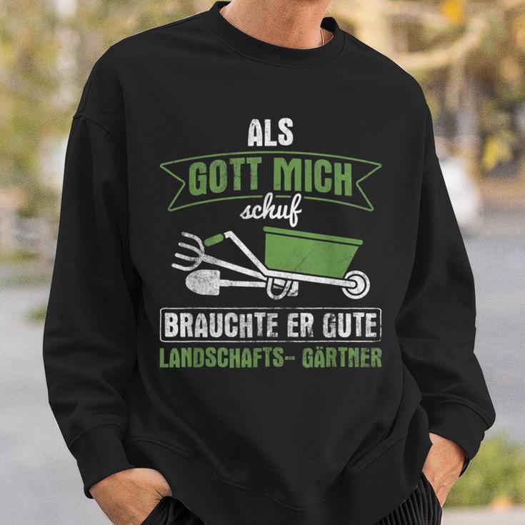 God Brauchte Good Landscaper Galabau Sweatshirt Geschenke für Ihn