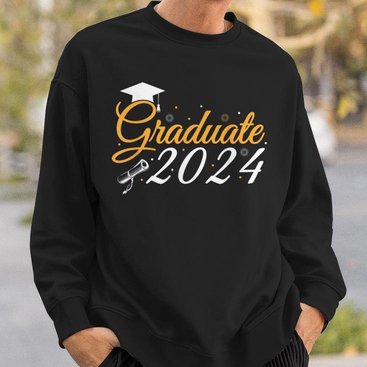 Graduate 2024 Senior Stuff Class Graduation Party Sweatshirt Gifts for Him