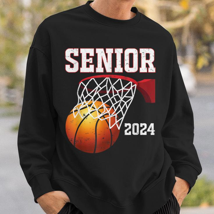 Graduate Senior Class Of 2024 Basketball Player Graduation Sweatshirt Gifts for Him