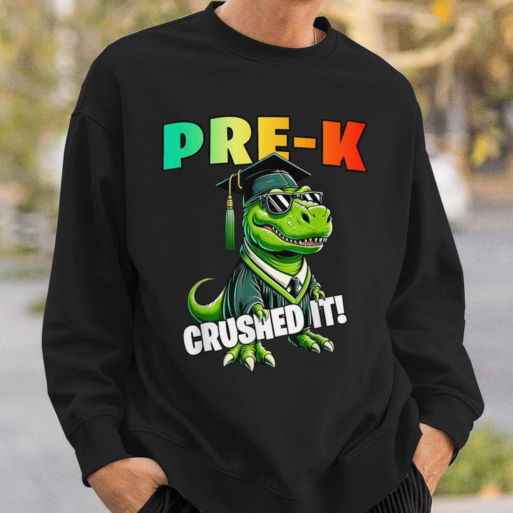 Graduation Pre-K DinosaurRex Crushed It Boys Grad Sweatshirt Gifts for Him
