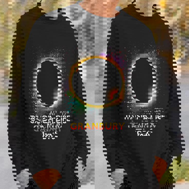 Granbury Texas Totality Total Solar Eclipse April 8 2024 Sweatshirt Gifts for Him