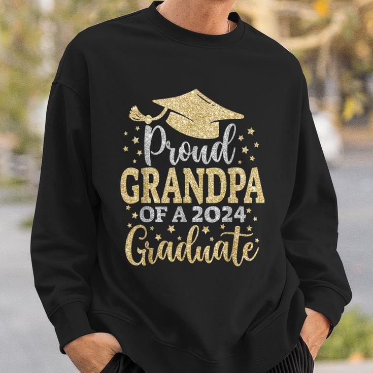 Grandpa Senior 2024 Proud Dad Of A Class Of 2024 Graduate Sweatshirt Gifts for Him