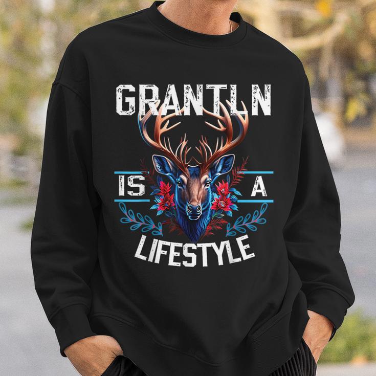 Grantln Is A Lifestyle Grantler Trachten Kostüm Oktoberfest Sweatshirt Geschenke für Ihn