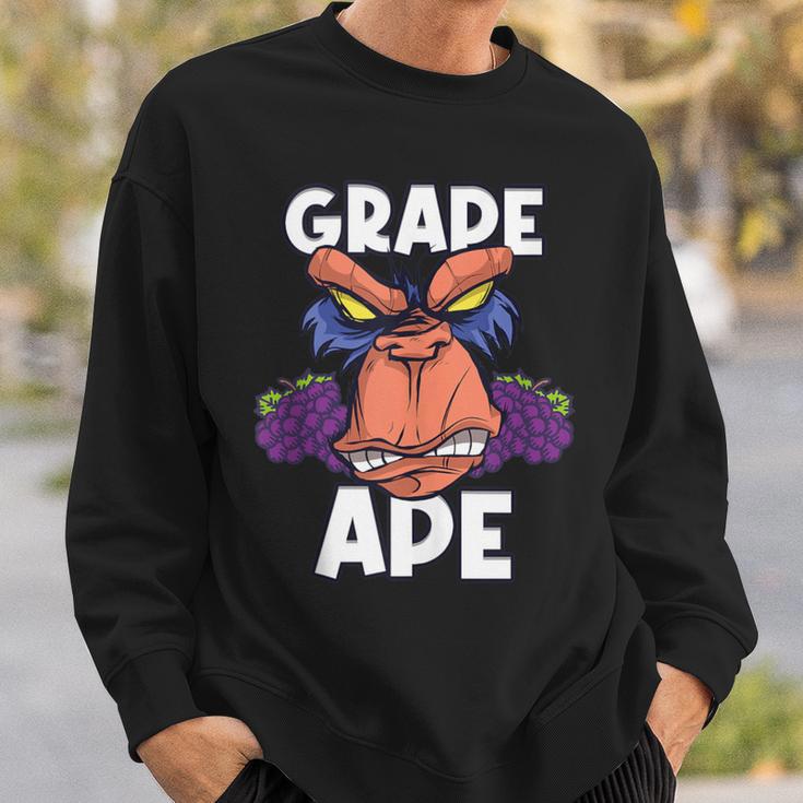 Grape Apes Grapes Sweatshirt Gifts for Him