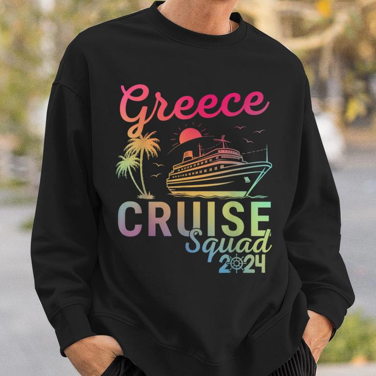 Greece Cruise Family 2024 Squad Vacation Matching Family Sweatshirt Gifts for Him