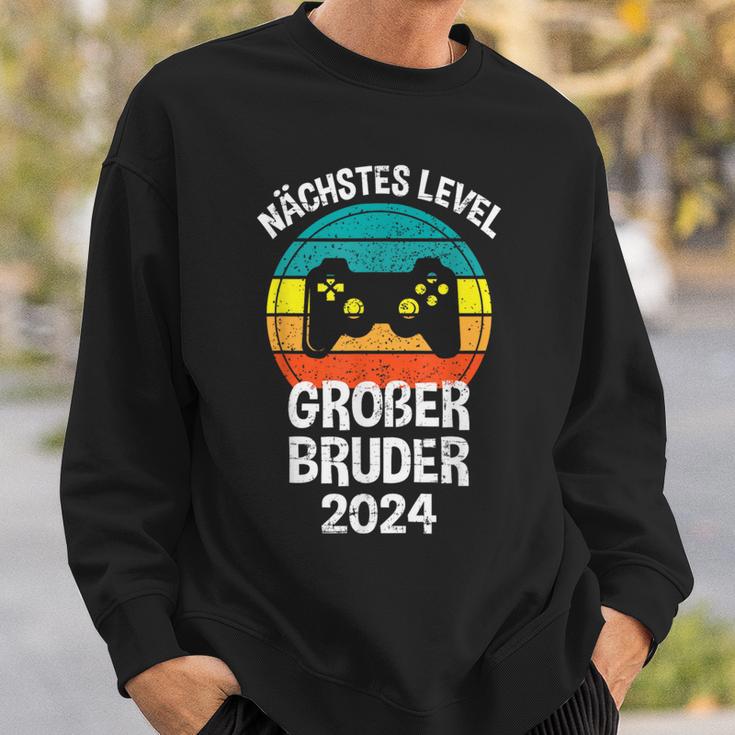 Großer Bruder 2024 Gamer Sweatshirt Geschenke für Ihn