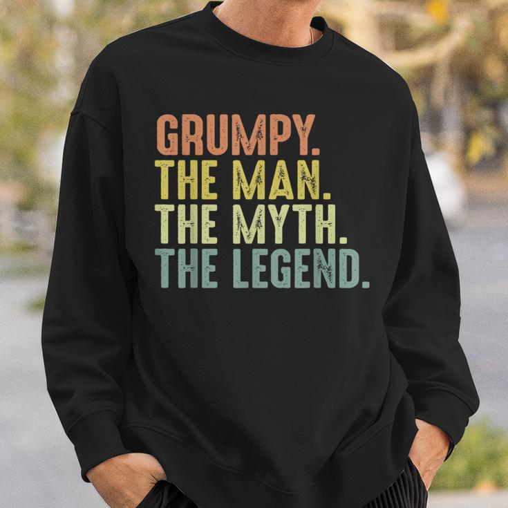 Grumpy Fathers Day Grumpy Myth Legend Sweatshirt Gifts for Him