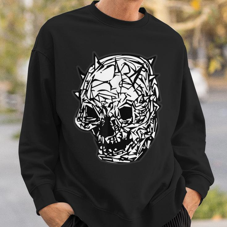 Grunge Gothic Gear Skull Graphic Retro Vintage Classic Sweatshirt Gifts for Him