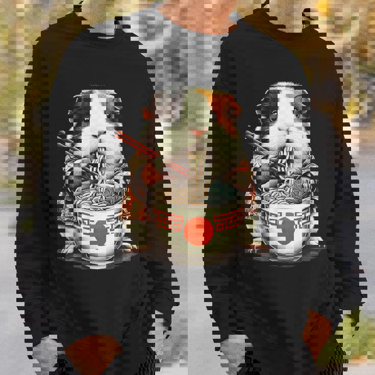 Guinea Pig Ramen Kawaii Neko Japanese Noodles Aesthetic Sweatshirt