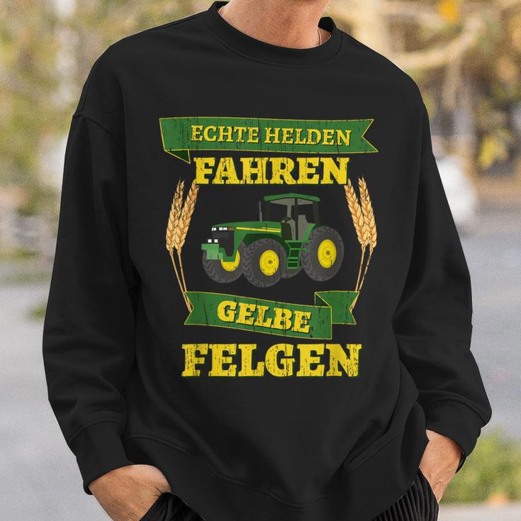 Gülle Evolution Biobauer Echte Helden Fahren Yellow Rims Short-Sleeved Sweatshirt Geschenke für Ihn