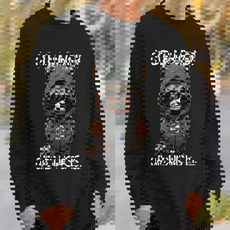 Guten Morgen Ganz Thin Ice Cream Black Sweatshirt Geschenke für Ihn