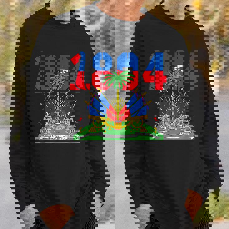 Haitian Revolution 1804 Haiti Haitian Flag Day Independence Sweatshirt Gifts for Him