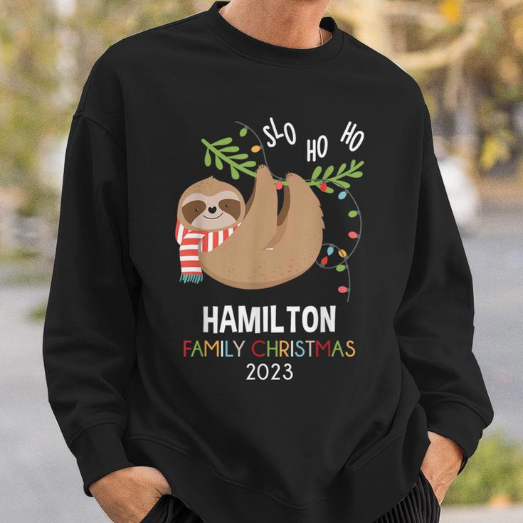 Hamilton Family Name Hamilton Family Christmas Sweatshirt Gifts for Him