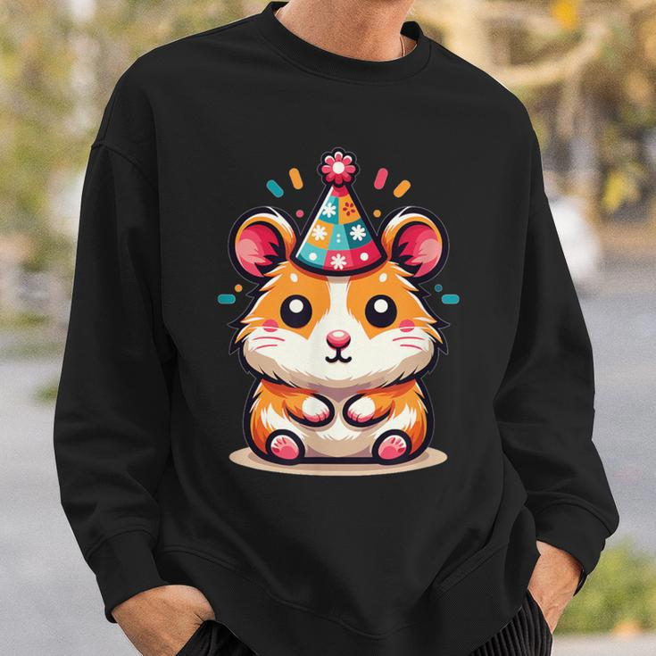 Hamster For Birthday For Children A Birthday Hamster Sweatshirt Gifts for Him
