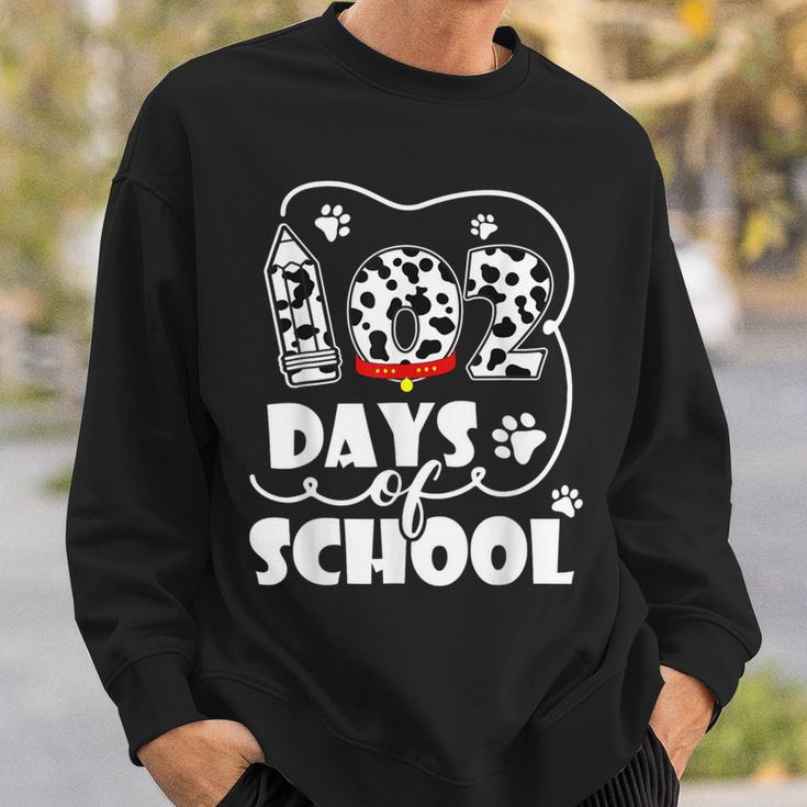 Happy 102 Days School 100Th Days Smarter Dog Student Teacher Sweatshirt Gifts for Him