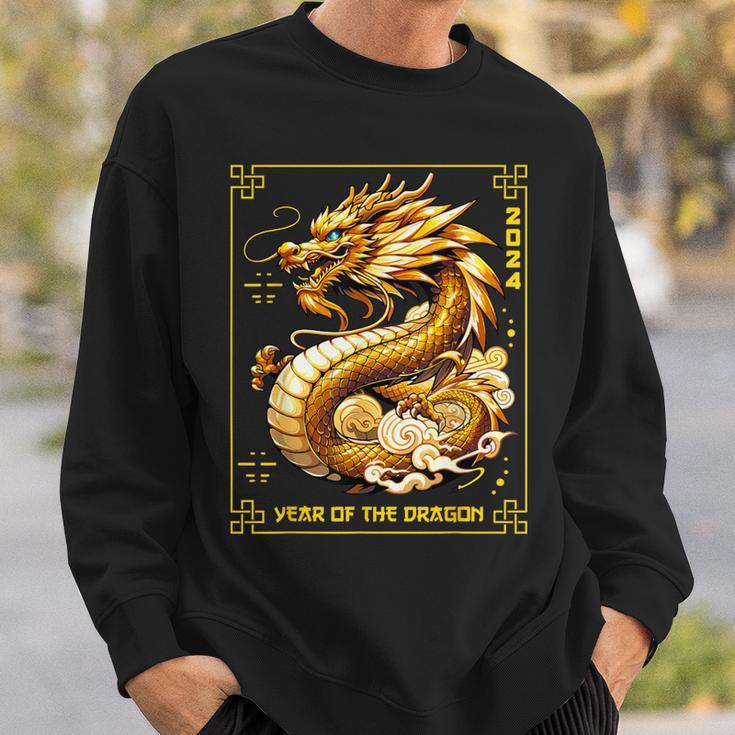 Happy Chinese New Year 2024 Lunar New Year Dragon Red Sweatshirt Gifts for Him