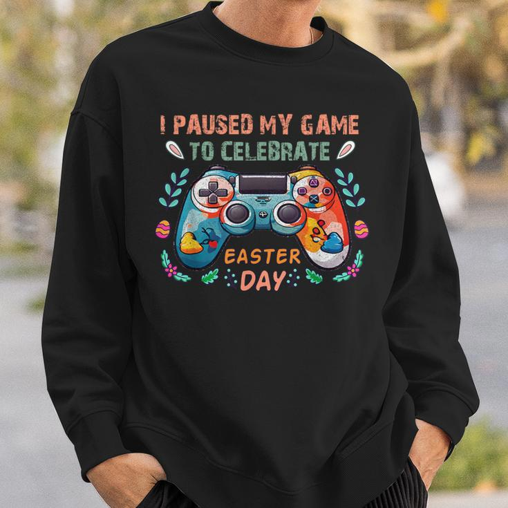 Happy Easter Day Bunny Egg Gaming Lover Boys Girls N Sweatshirt Gifts for Him